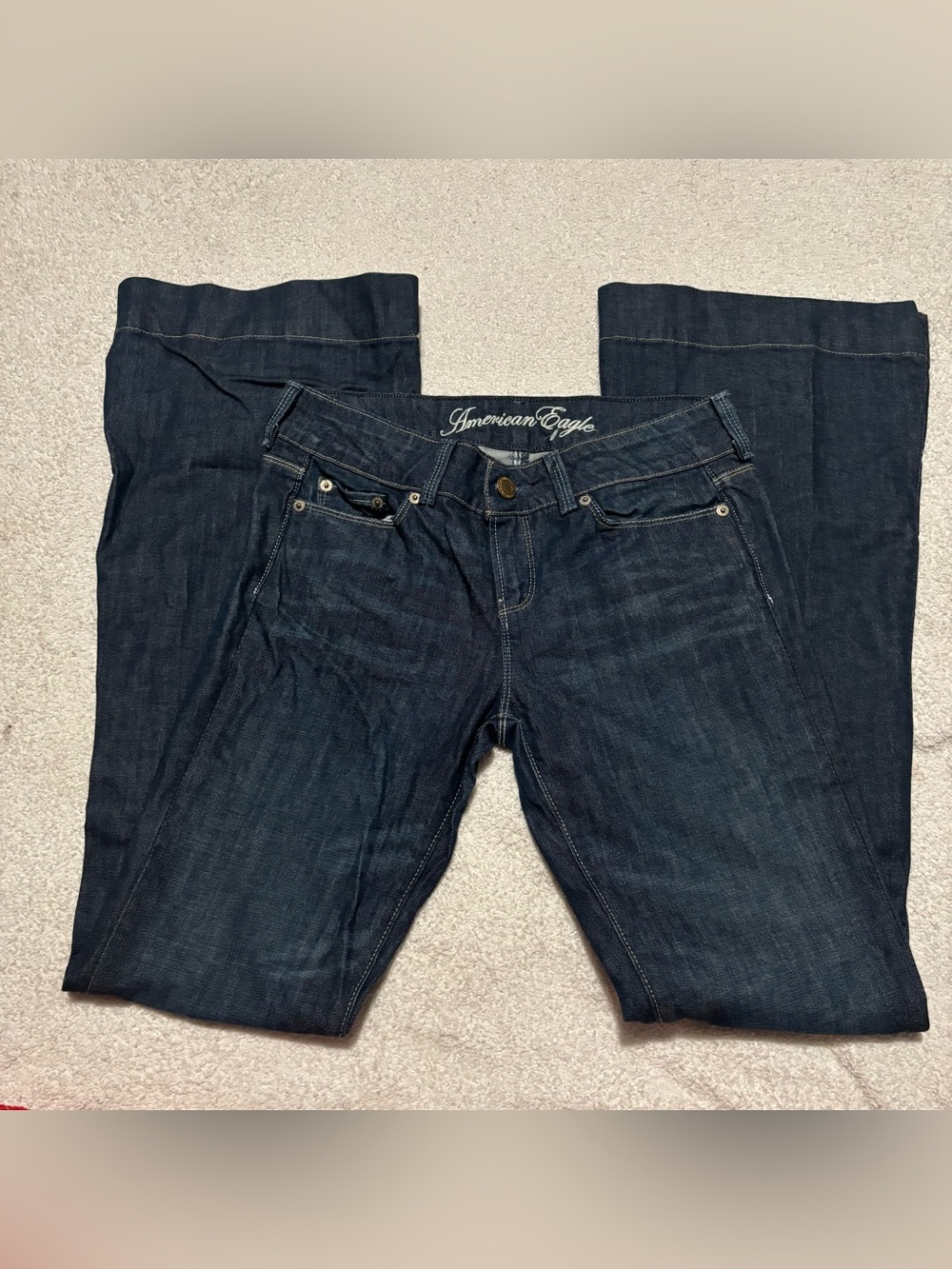 American Eagle Outfitters Women's Dark Indigo Bootcut Jeans